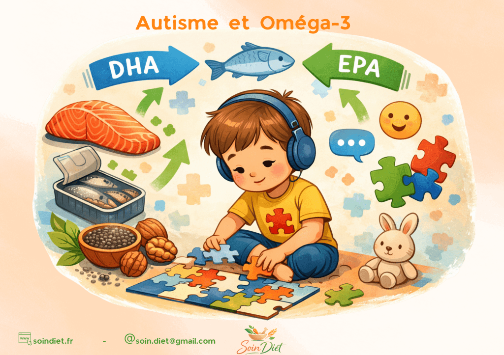 Autisme et oméga-3 : ce que disent les études