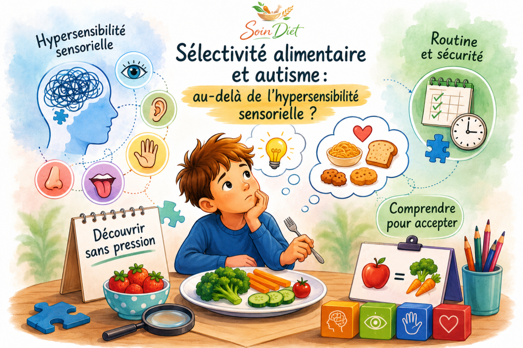 Sélectivité alimentaire et autisme : au-delà de l'hypersensibilité sensorielle ?